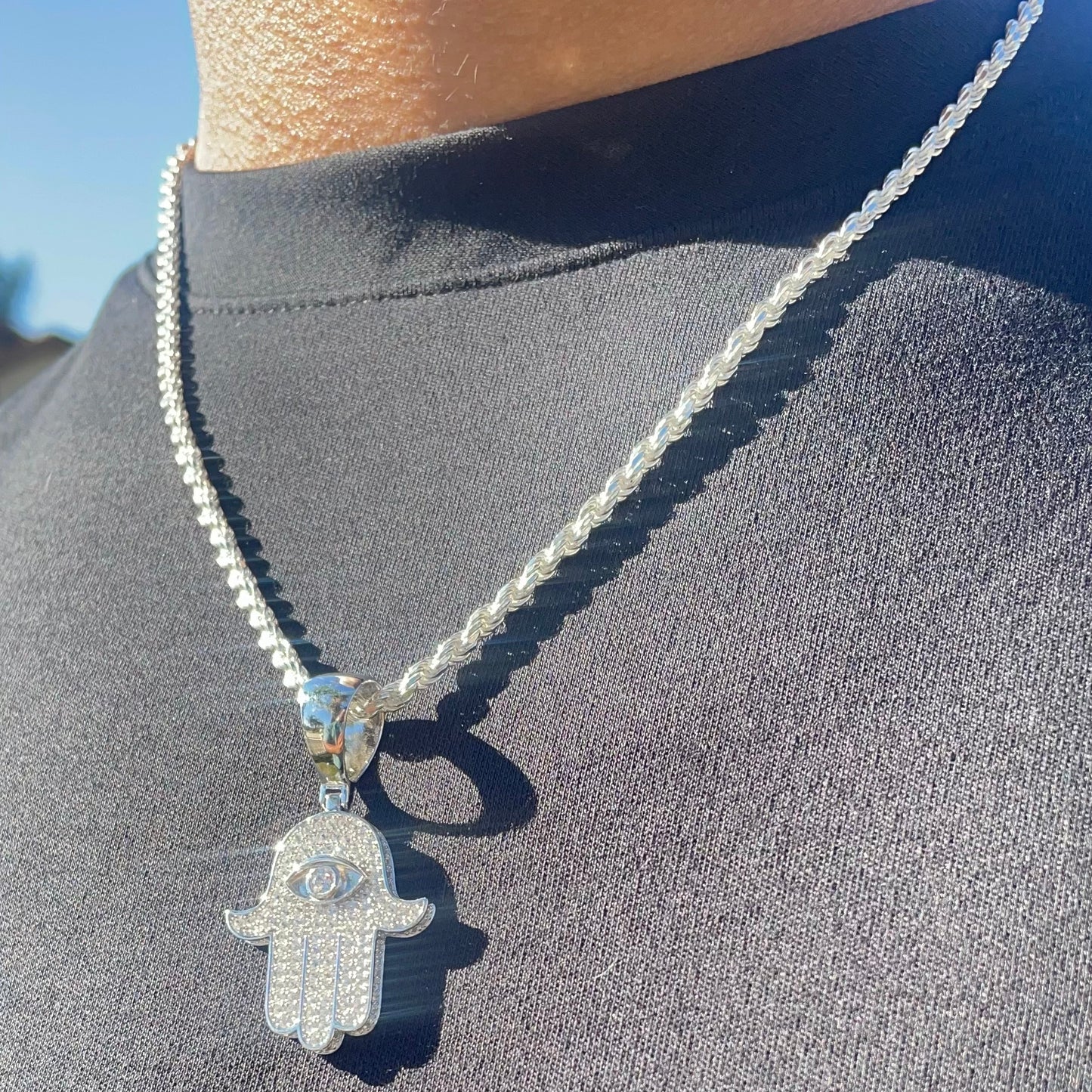 Hamsa 🪬 Chain Set Silver .925