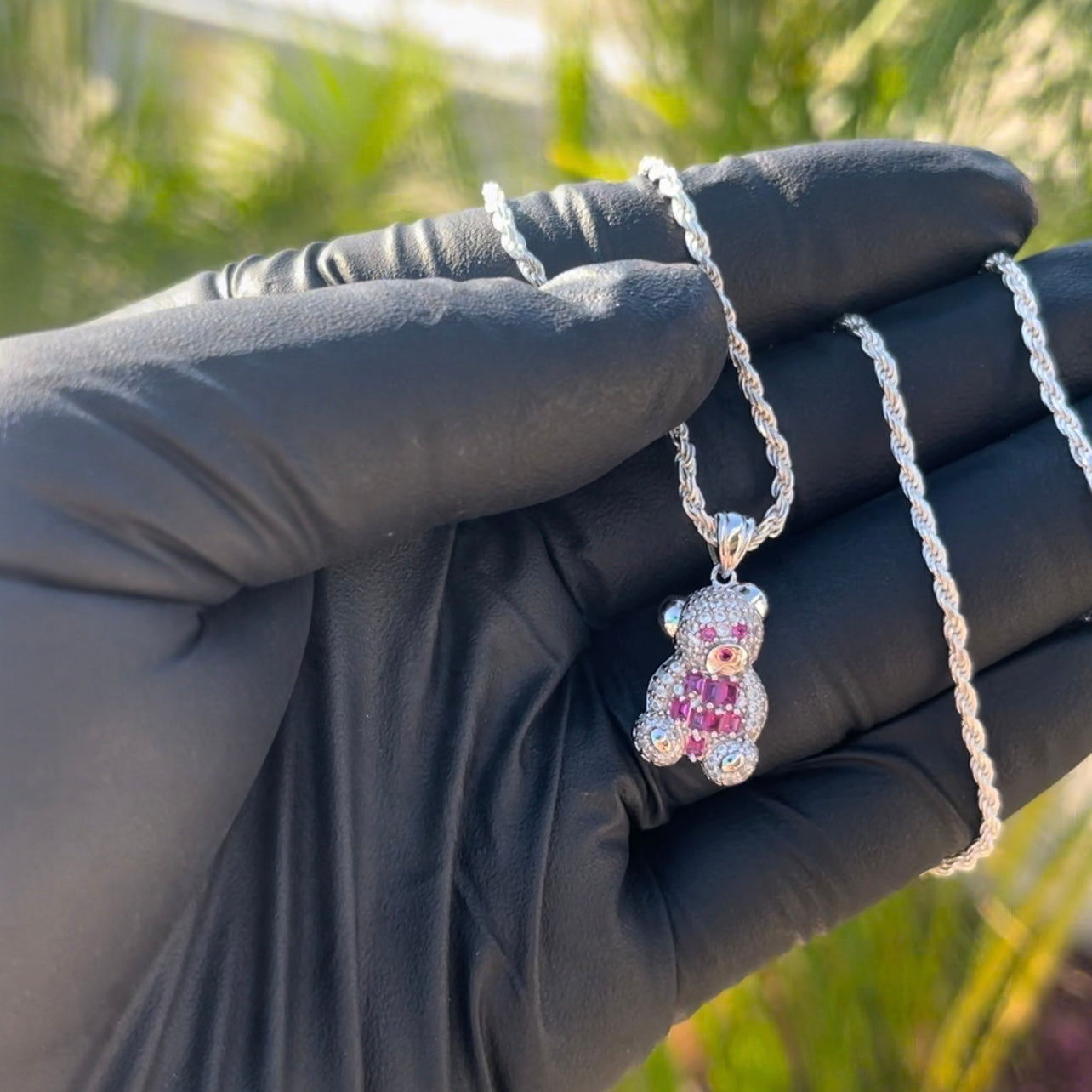 Lady Bear 🐻 Chain Set Silver .925