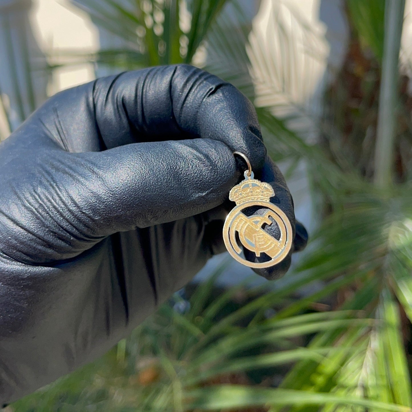 10K Gold Real Madrid Pendant