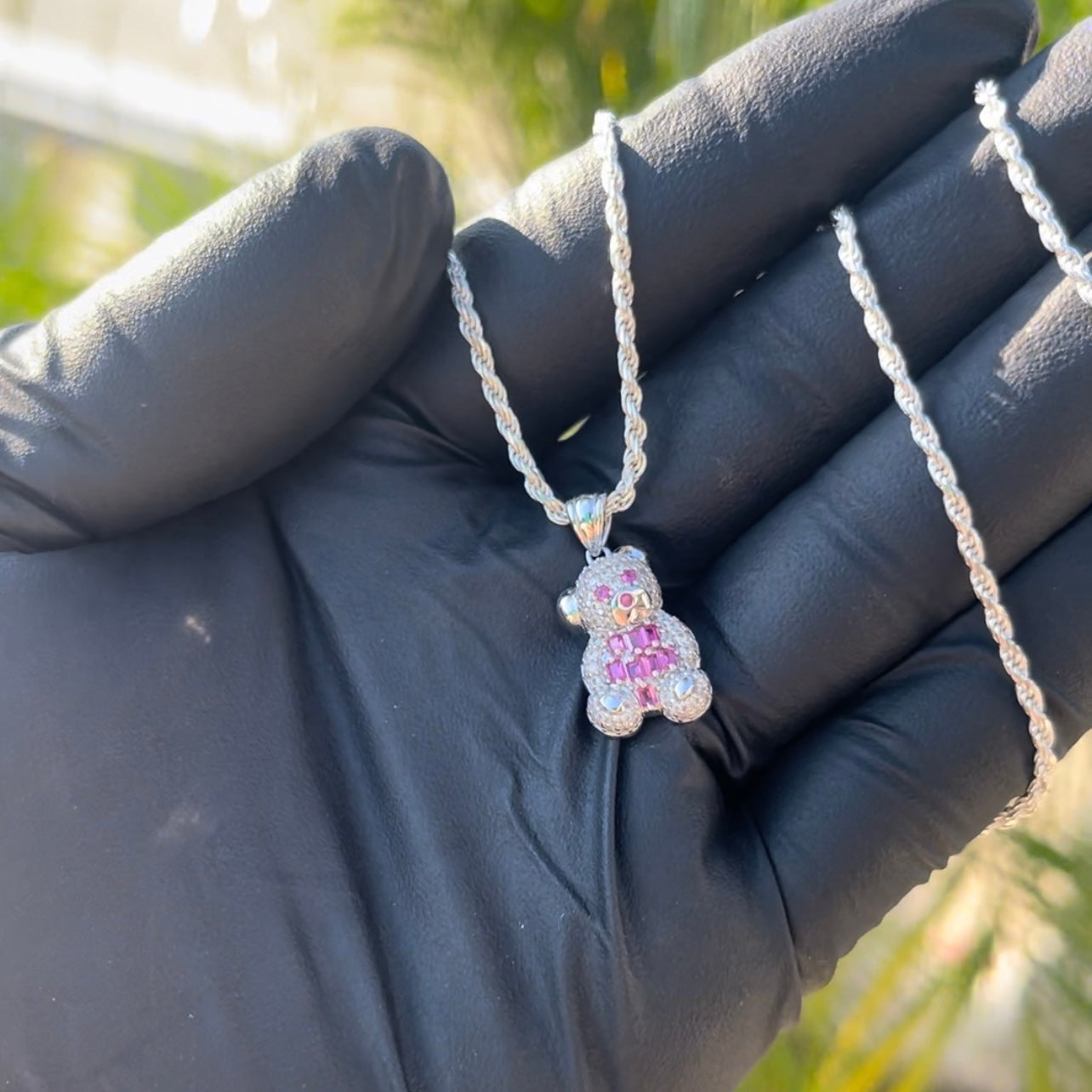 Lady Bear 🐻 Chain Set Silver .925