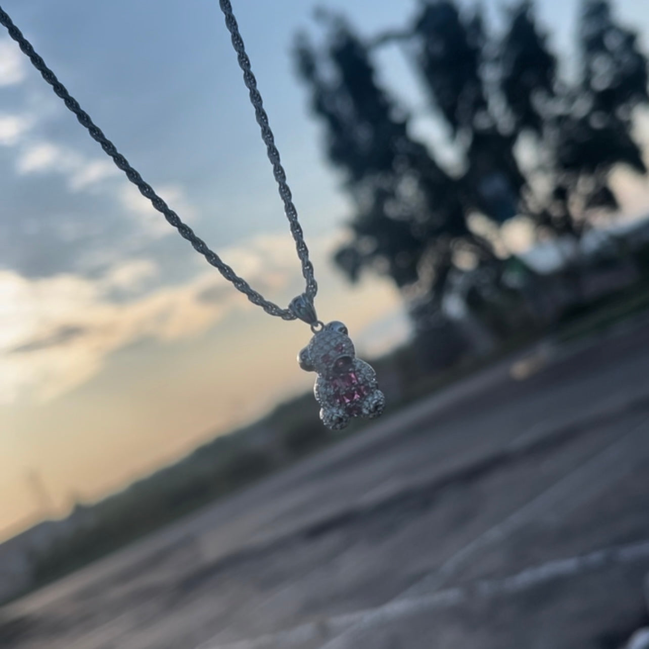Lady Bear 🐻 Chain Set Silver .925
