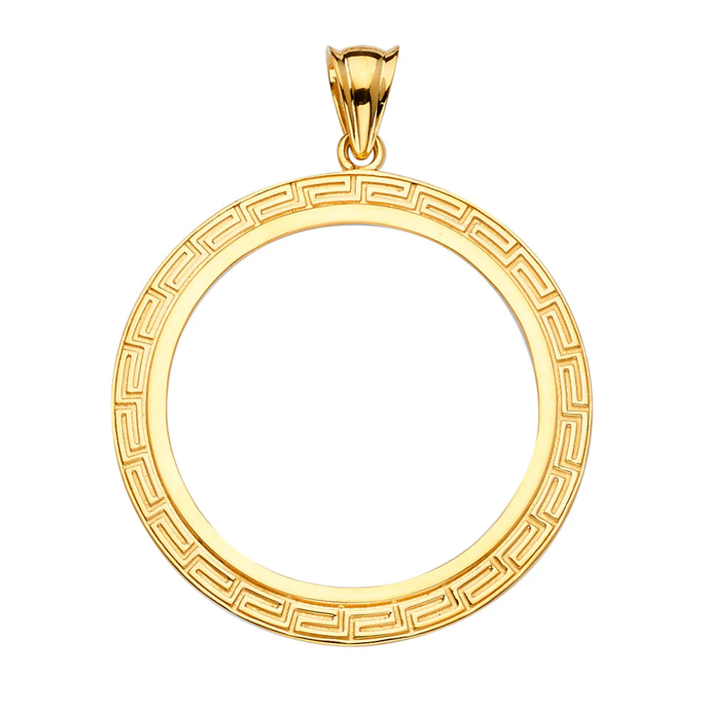 14K Yellow Versace Frame