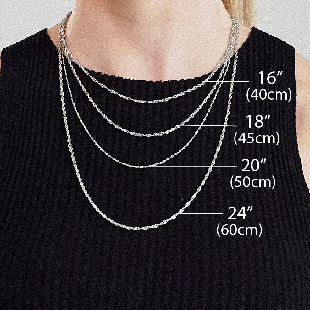 10K Gold Diamond Angel Rope Chain Set