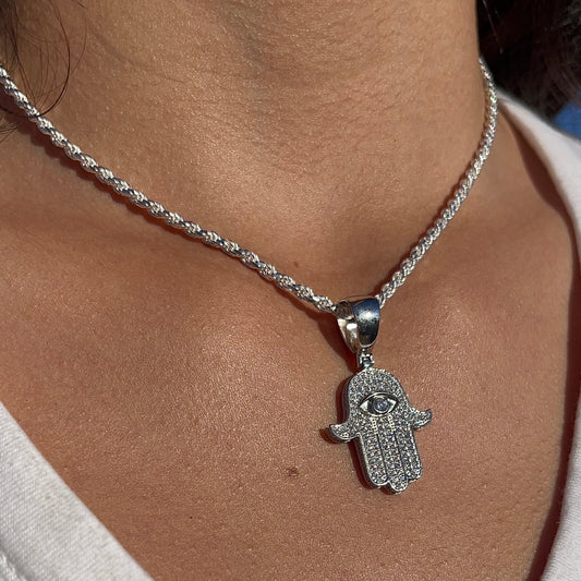 Hamsa 🪬 Chain Set Silver .925