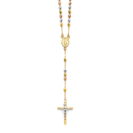 10K Tri-Gold Rosary