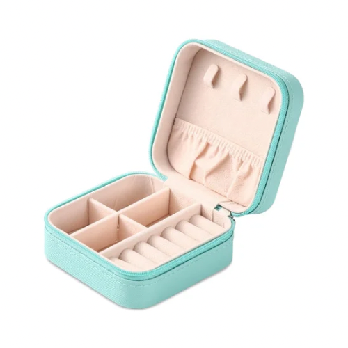 Tiel Travel Sized Leather Jewelry Box