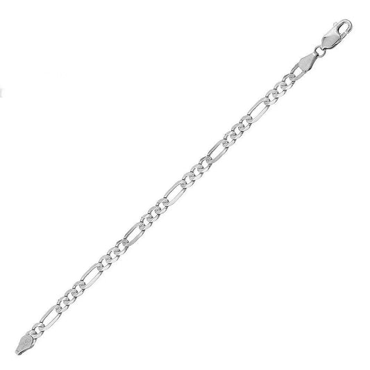 Silver 925 Figaro 5MM Bracelet